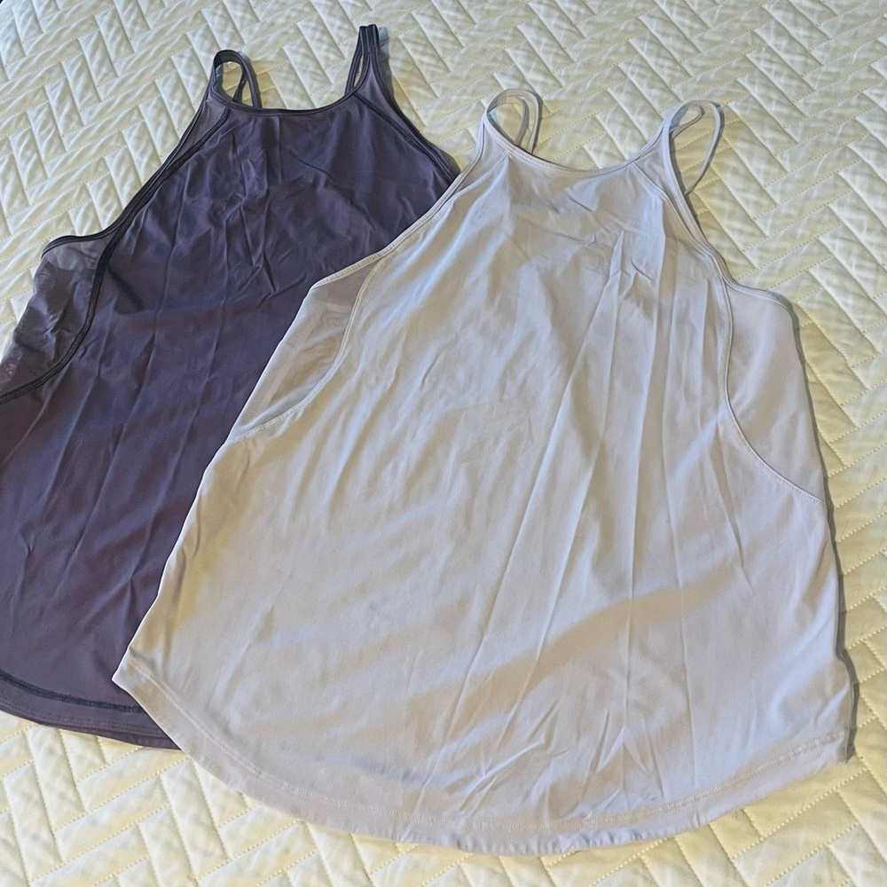 Lululemon Run Off-Route Tank Tops SET OF 2 EUC, SZ 4